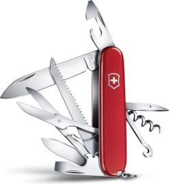 Victorinox Huntsman Zwitsers Zakmes - 15 Functies - Klassiek Rood - RVS -Victorinox Winkel 1103x1200