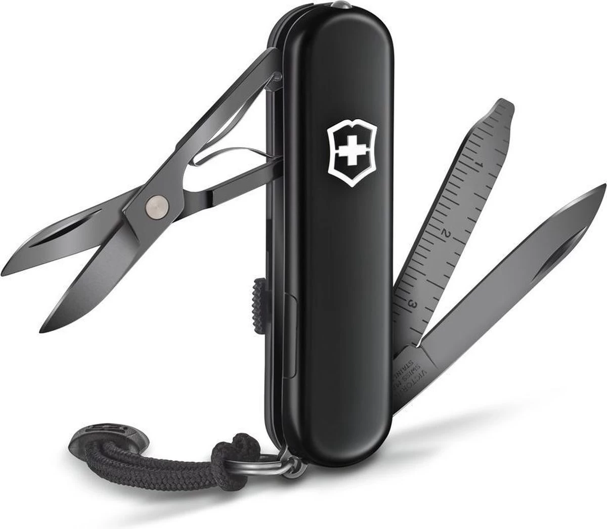 Victorinox Signature Lite Onyx Black - Zwitsers Zakmes - 8 Functies - Cellidor - Giftbox 5 Victorinox Signature Lite Onyx Black - Zwitsers Zakmes - 8 Functies - Cellidor - Giftbox - Afbeelding 5