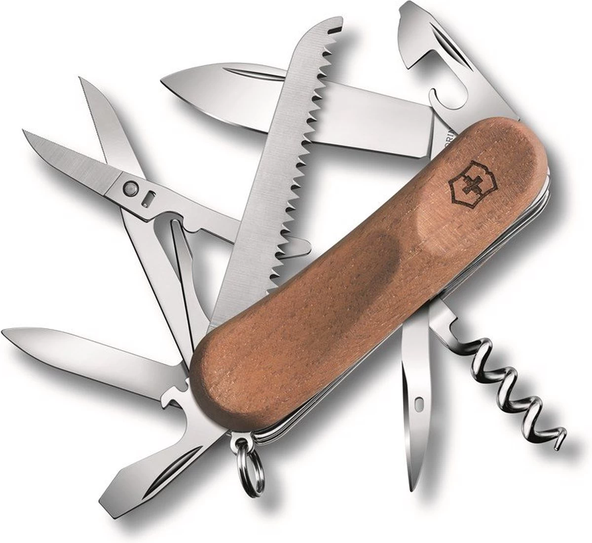 Victorinox EvoWood Zwitsers Zakmes - 17 Functies - Hout 1 Victorinox EvoWood Zwitsers Zakmes - 17 Functies - Hout