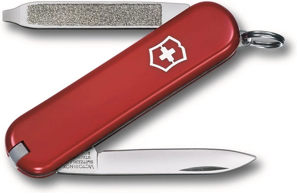Victorinox Escort Zakmes - 6 Functies - Rood 4 Victorinox Escort Zakmes - 6 Functies - Rood - Afbeelding 4