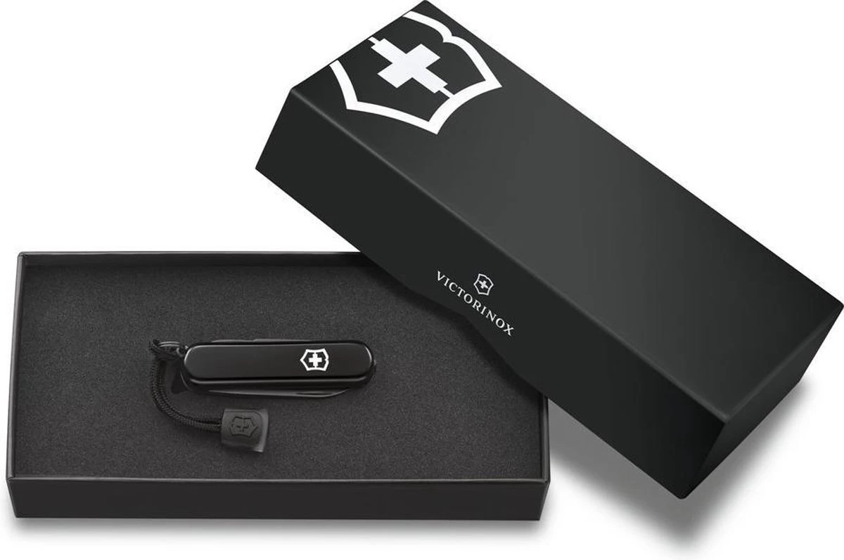 Victorinox Signature Lite Onyx Black - Zwitsers Zakmes - 8 Functies - Cellidor - Giftbox 6 Victorinox Signature Lite Onyx Black - Zwitsers Zakmes - 8 Functies - Cellidor - Giftbox - Afbeelding 6