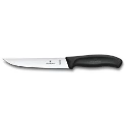 Victorinox Swiss Classic Vleesmes - 15cm - RVS/fibrox - Zwart