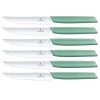 Victorinox Swiss Modern Steakmessen - 6-delig - RVS/Mintgroen - Kartel