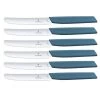 Victorinox Swiss Modern Tomatenmessen - 6-delig - RVS/Blauw - Kartel