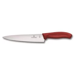 Victorinox Swiss Classic Trancheermes - 19cm - RVS/fibrox - Rood