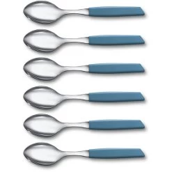Victorinox Swiss Modern Koffielepels - 6-delig - Blauw