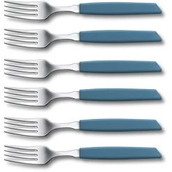 Victorinox Swiss Modern Vorken - 6-delig - Blauw
