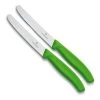 Victorinox SwissClassic Tomatenmes - 11cm - 2-delig - Groen