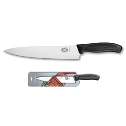 Victorinox Swiss Classic Koksmes - 22cm - RVS/fibrox - Zwart - Blister