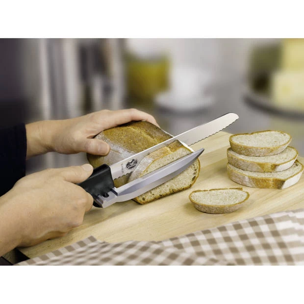 Victorinox Swissclassic Dux Broodmes En Vleesmes - 21cm 2 Victorinox Swissclassic Dux Broodmes En Vleesmes - 21cm - Afbeelding 2