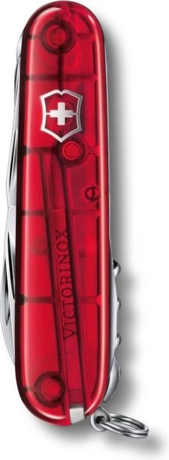 Victorinox Swiss Army Huntsman Multitool 15 Functies Transparant Rood -Victorinox Winkel 442x1200