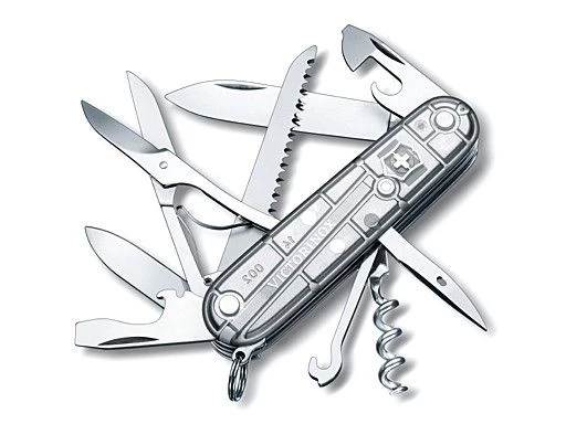 Victorinox Huntsman Silver Tech In Doosje