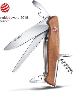 Victorinox Ranger Wood 55 Zwitsers Zakmes - 10 Functies - Hout -Victorinox Winkel 972x1200