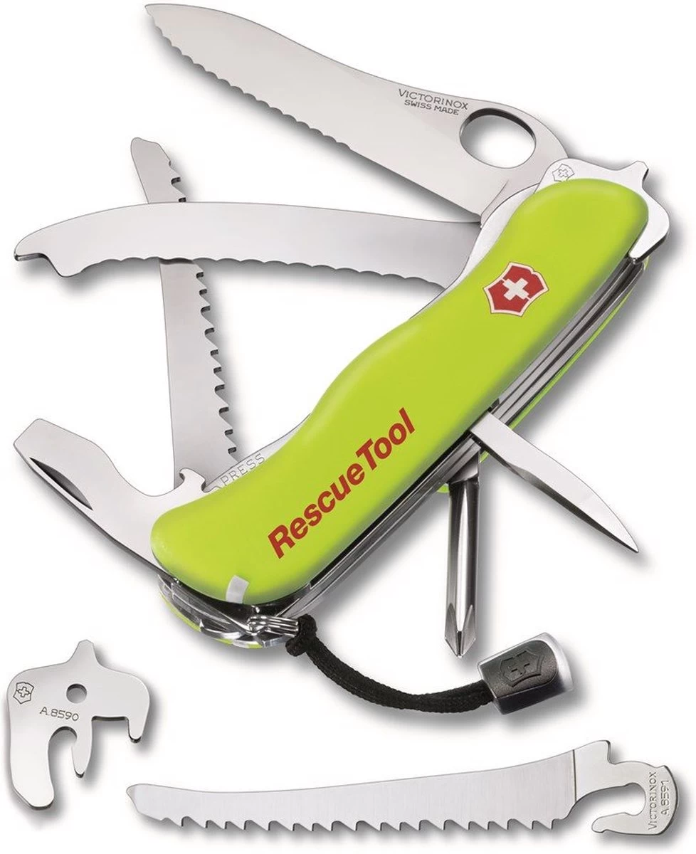Victorinox RescueTool 13 Functies Zakmes Rvs Geel 5 Victorinox RescueTool 13 Functies Zakmes Rvs Geel - Afbeelding 5