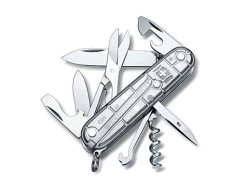 Victorinox Zakmes Climber Transparant Zilver 14 Functies 91 Mm Doosje