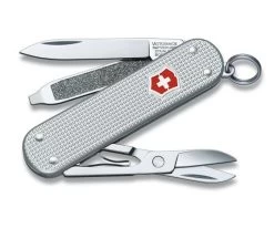 Victorinox Classic Zakmes Zilver 5 Functies Met Etui
