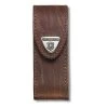 Riem Hoesje Victorinox Bruin/Zilver Leer 2 4 Lagen 91 Mm