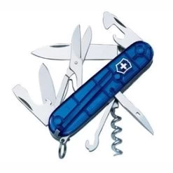 Zakmes Victorinox Climber Transparant Blauw