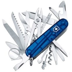Zakmes Victorinox SwissChamp Transparant Blauw
