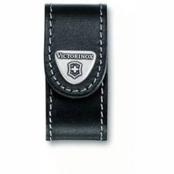 Riem Hoesje Zwart Leer MiniChamp Victorinox