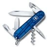 Victorinox SwissArmy Climber Transparant Blauw 12 Functies Zakmes