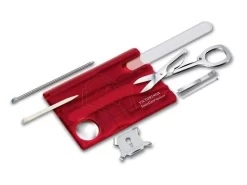 SwissCard Nailcare 13 Functies Transparant Rood Victorinox